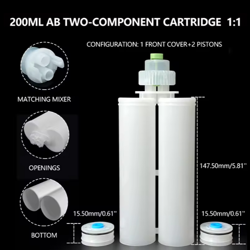 200ml 1-1 adhesive dual cartridge detail-3