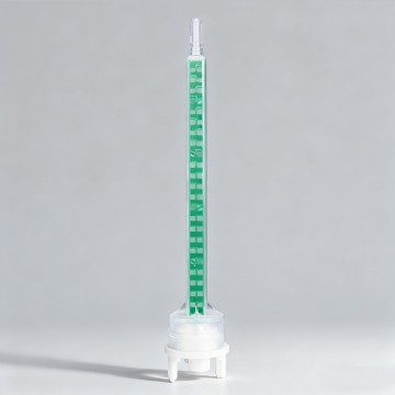 05-24 1:1 Series Square Static Mixing Tip with Green Elements