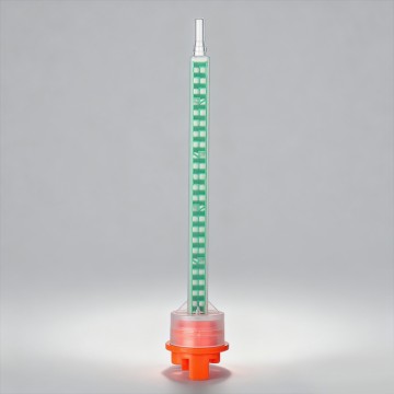 05-24 10:1 Series Green Square Static Mixing Tube with Orange Base