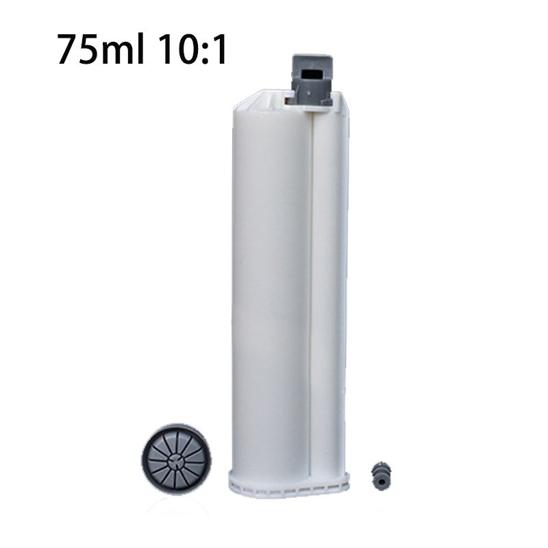 75ml 10:1 Disposable Cartridges AB Cartridges Used With Caulking Gun And Static Mixer
