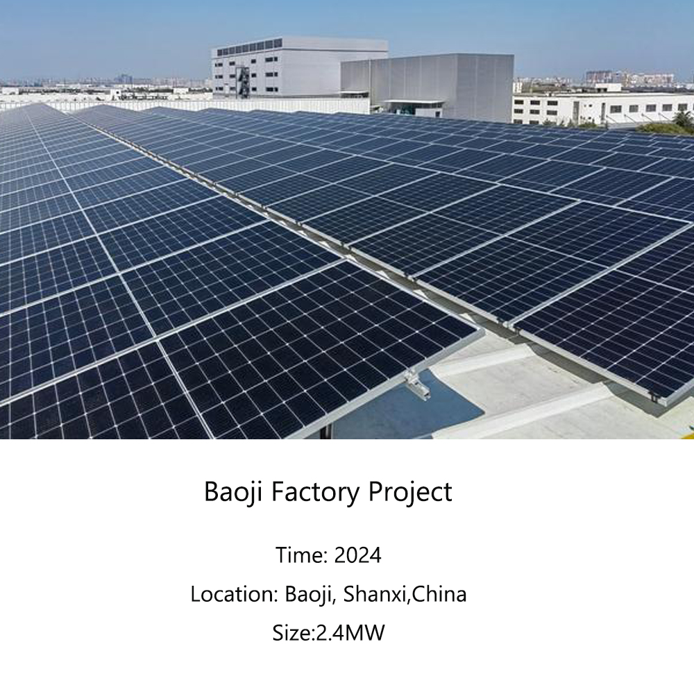2024 Baoji solar panel project for factory