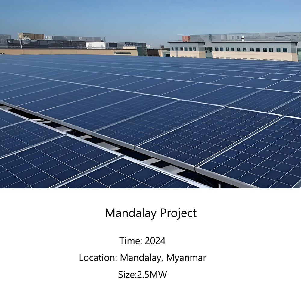 2024 Myanmar project for industrial PV panel installation
