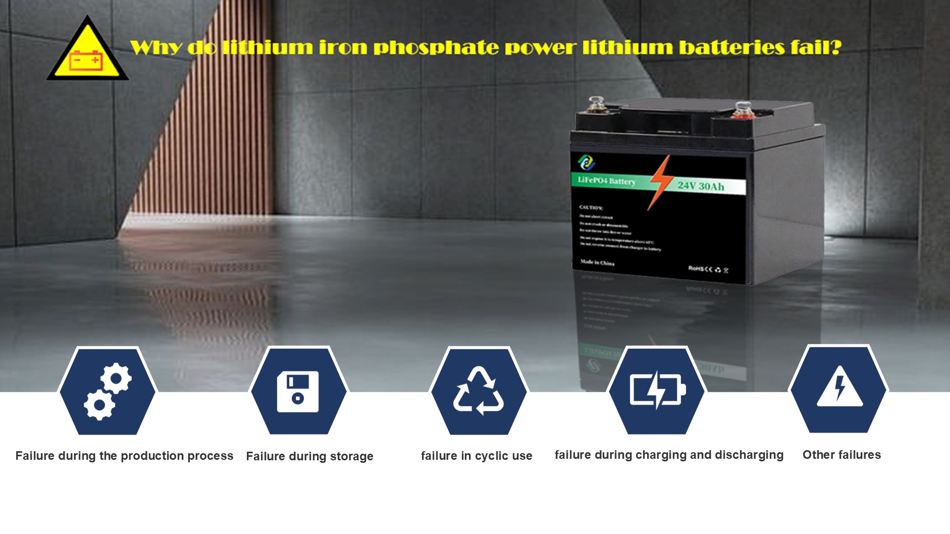 Why do lithium iron phosphate power lithium batteries fail?