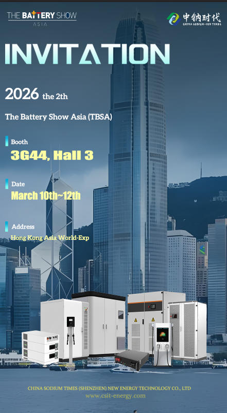 China Sodium Times Cutting-Edge Two-Wheeler & Energy Storage Batteries at The Battery Show Asia