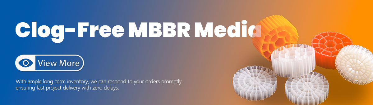 média filtrant mbbr anti-obstruction