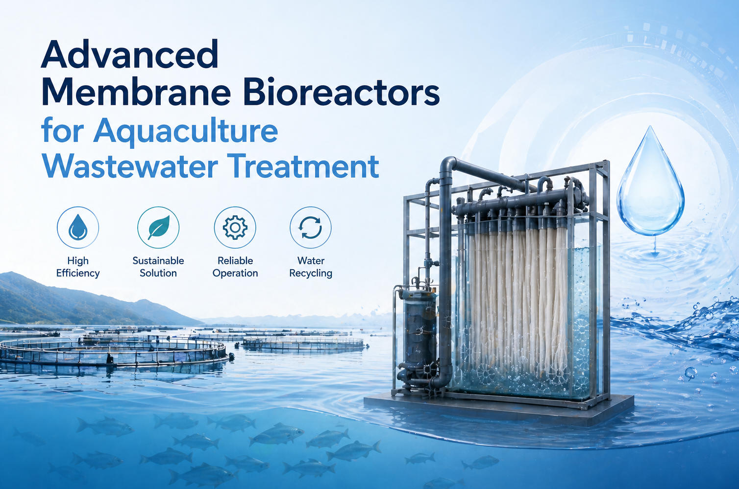 Advanced Membrane Bioreactors for Aquaculture Wastewater Treatment