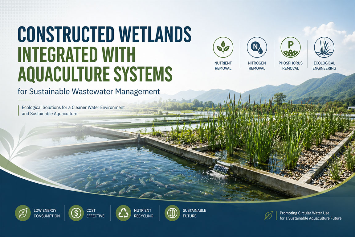 Constructed Wetlands Integrated with Aquaculture Systems for Sustainable Wastewater Management