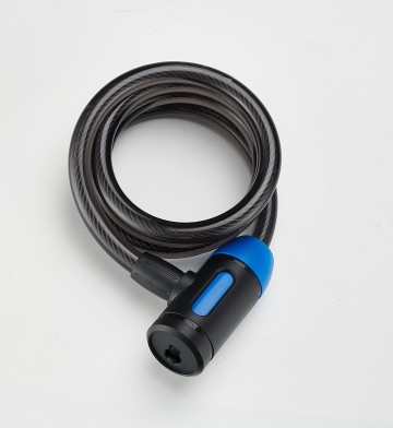 Wenzhou Naibao Lock Factory High Quality Anti-theft PVC Coated Steel Cable Bicycle Lock For Motorcycle