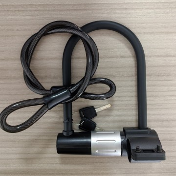 Heavy Duty U Lock With Rope D Shaped Lock For Motorcycle Tricycle