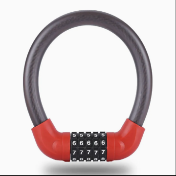Heavy Duty 24MM PVC Cable Lock 4 Combination Lock For Bicycle Bike MTB Lock
