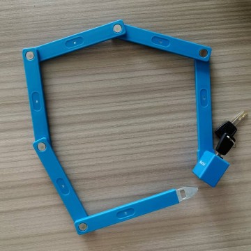 Best Sold Folding Lock With Brass Keys/Bracket Easy Carrying For Bicycle Bike