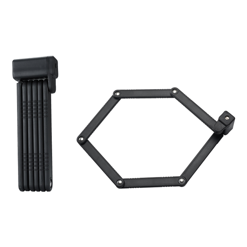 Nurbo Black Anti-Theft Folding Lock with Keys