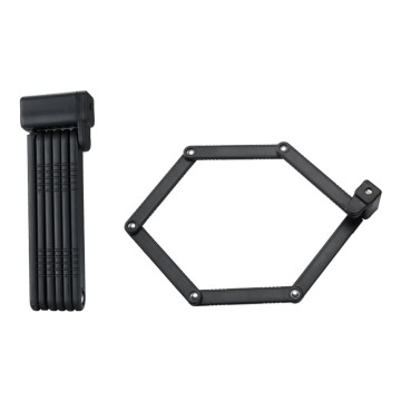 Nurbo Black Anti-Theft Folding Lock with Keys-1