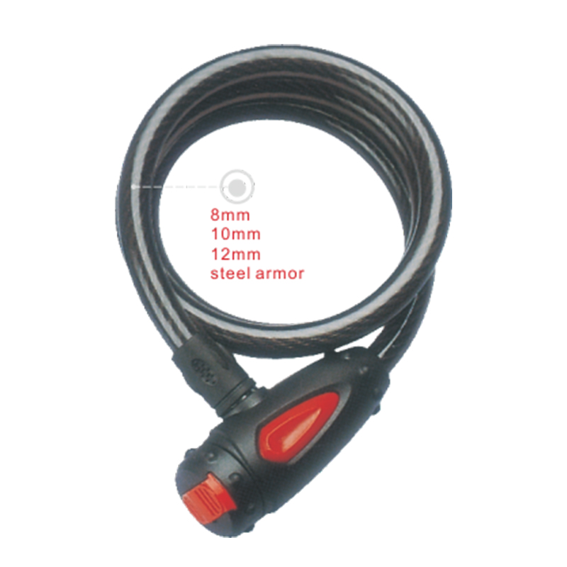 Nurbo Anti-theft Bicycle Spiral Cable Lock for Bikes and Scooters