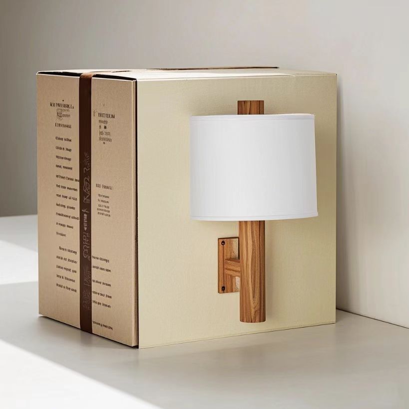Colored boxes for packaging lighting fixtures