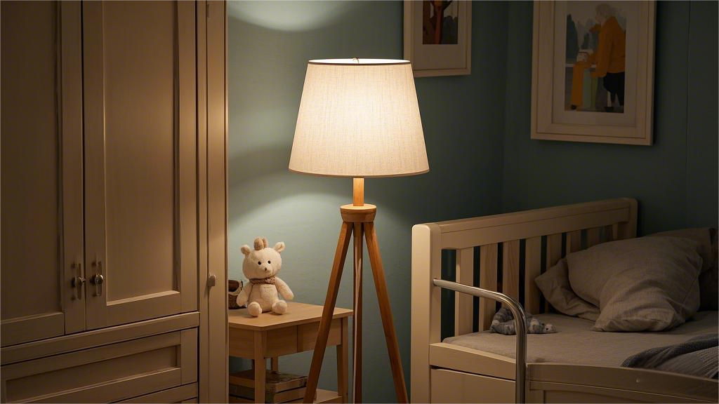 floor lamp with wooden lamp stand (3)