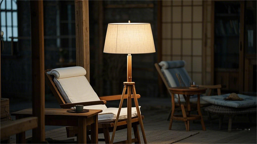 floor lamp with wooden lamp stand (4)