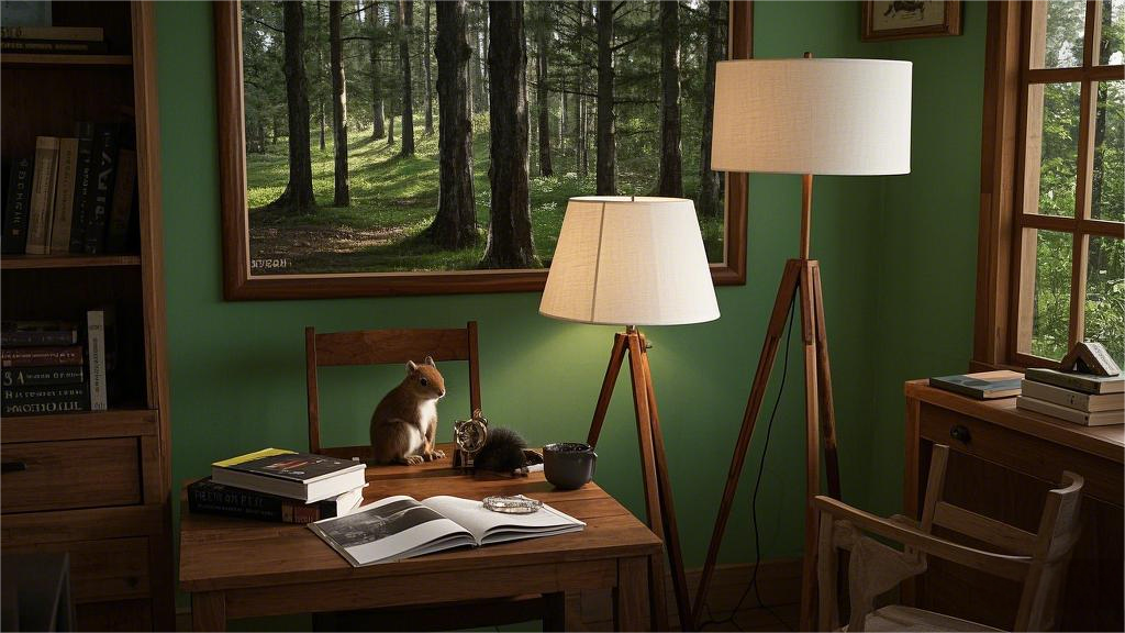 floor lamp with wooden lamp stand (5)