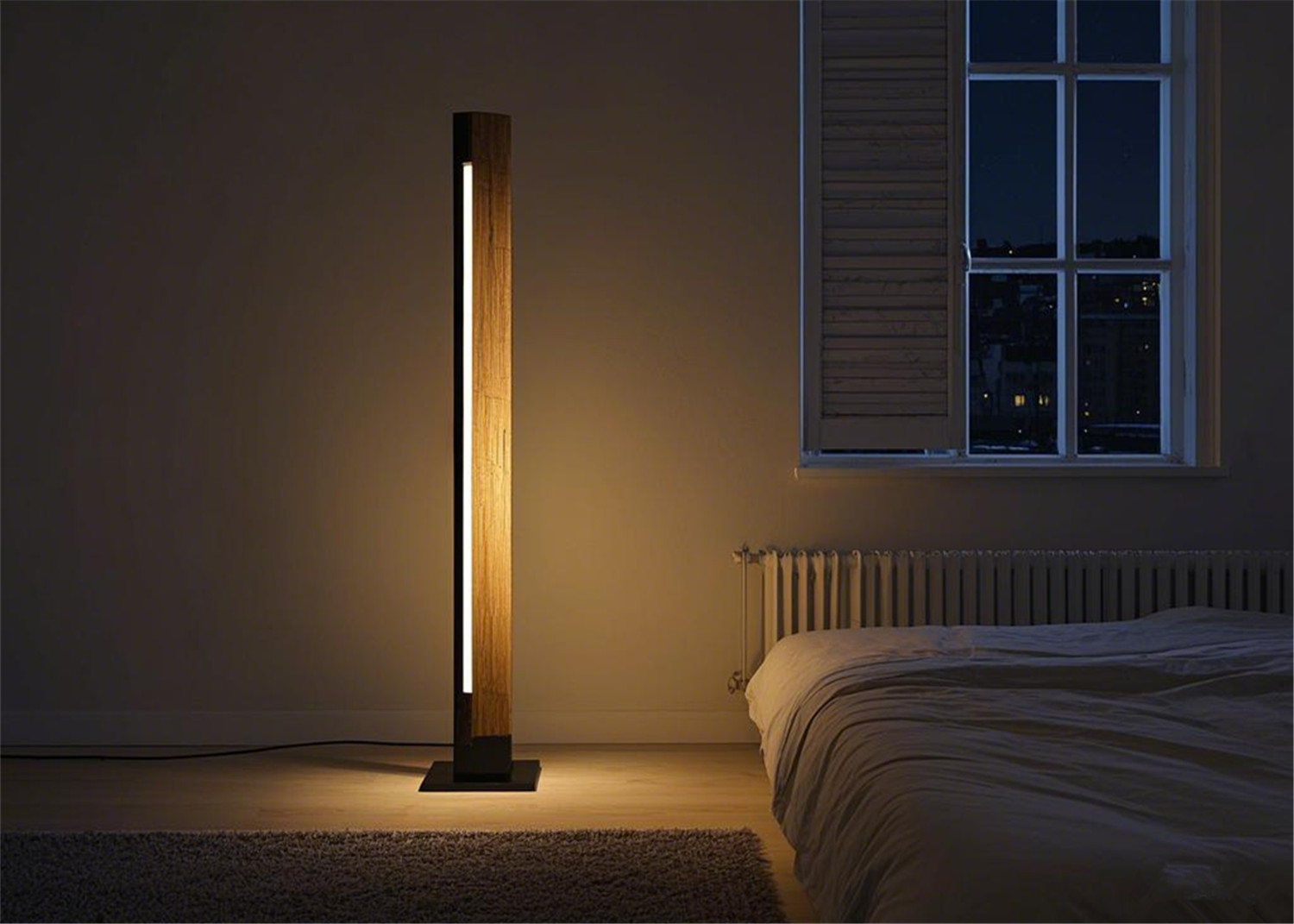A floor lamp with Soft Illumination