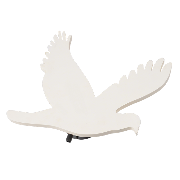 Wall Lamp with Customizable Dove-shaped