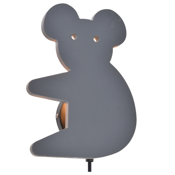 Wall Lamp, Customizable Koala - shaped