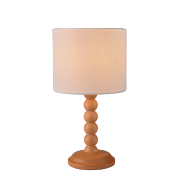 Ағаш діңгегі бар үстел шамы