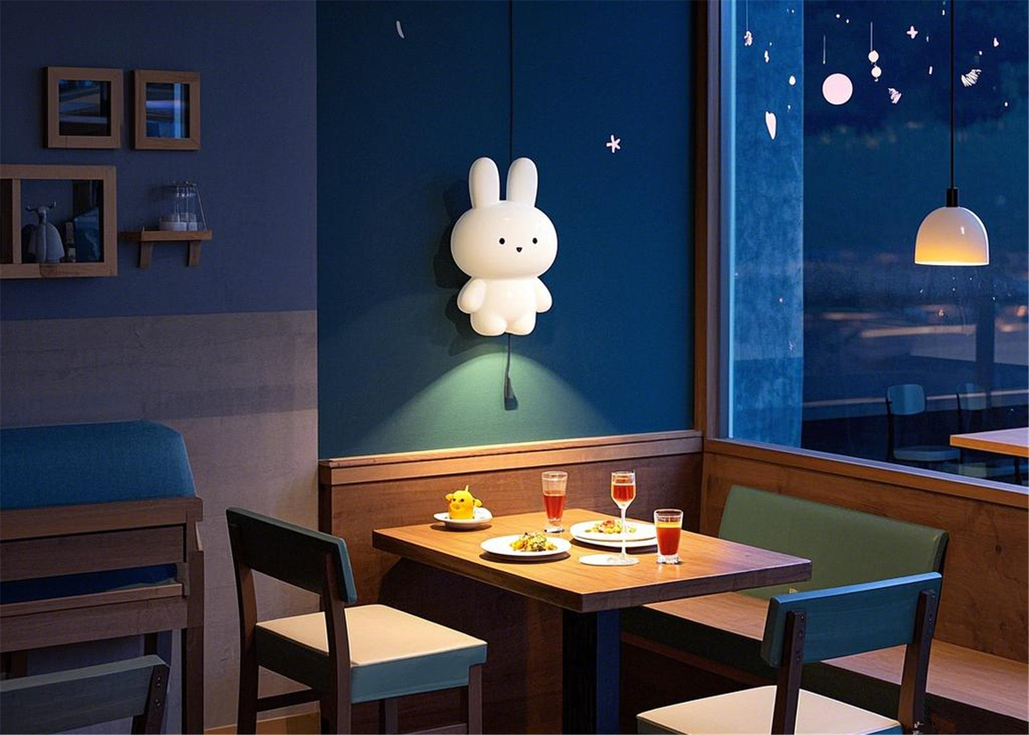 a wall lamp with Soft Lighting