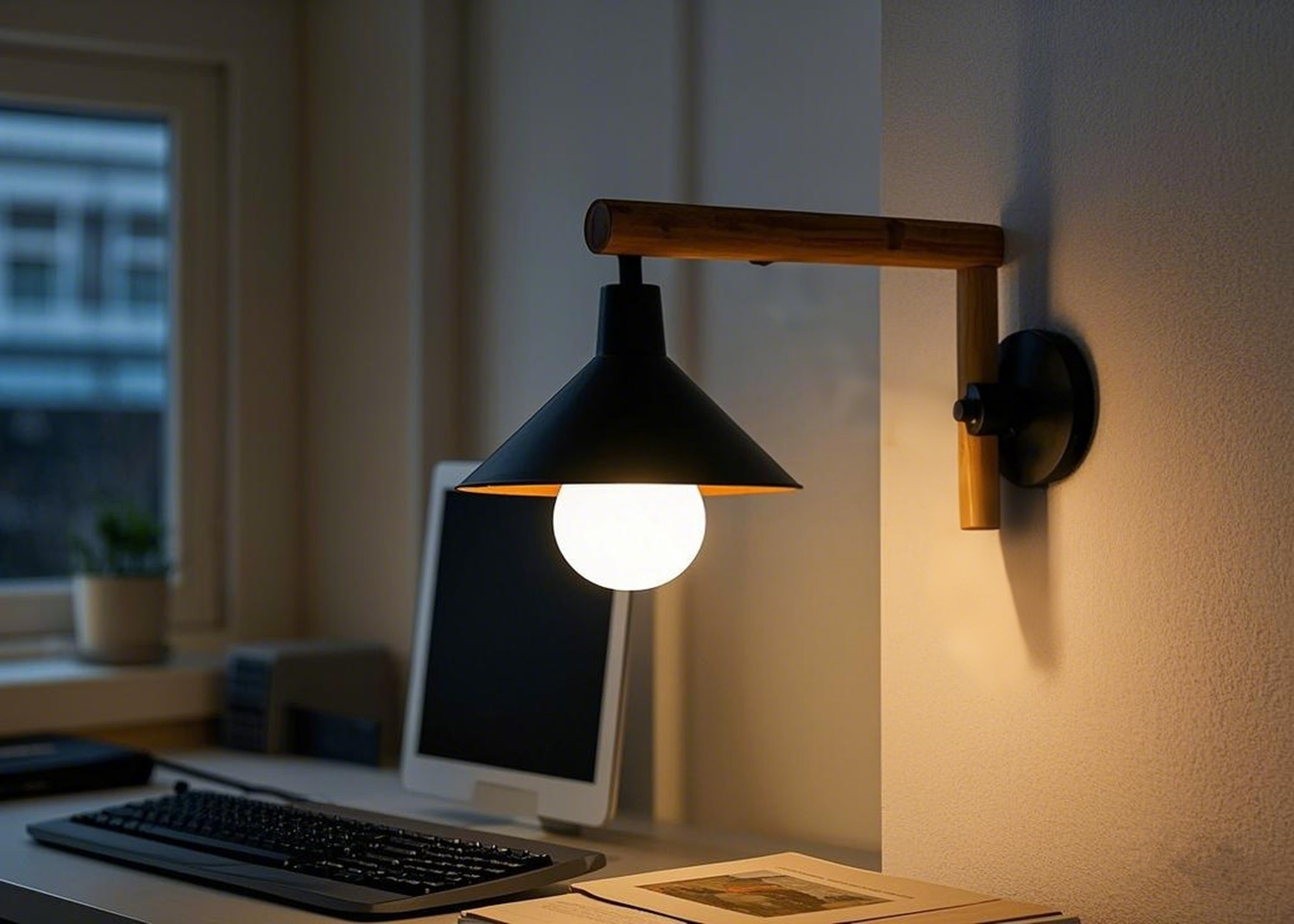 wall lamp-computer