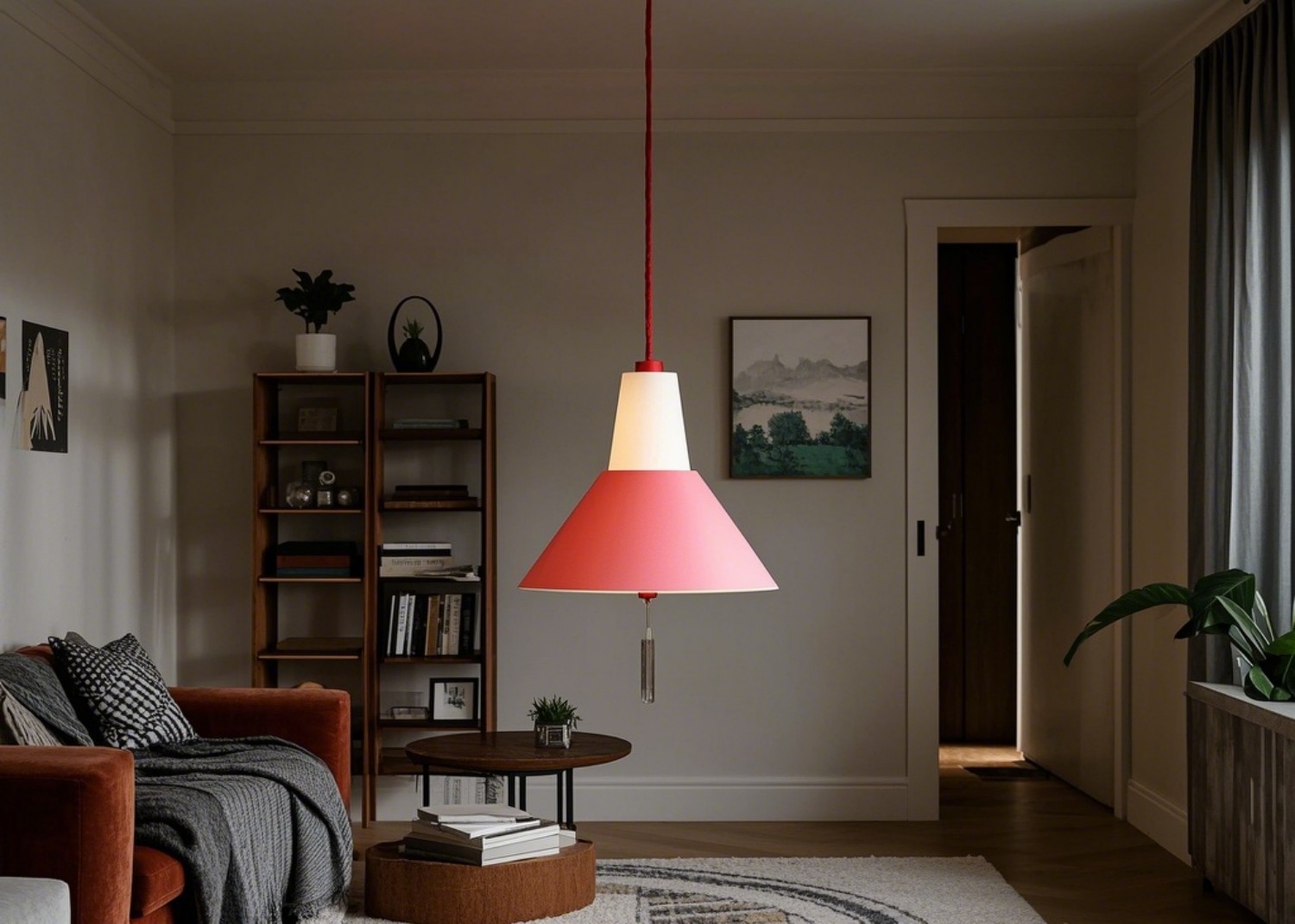 Pendant Lamp with Energy - Saving Light