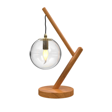 ئۈستەل چىرىغى ، ياغاچ چىراغ ئورنى ۋە سۈزۈك ئەينەك چىراغ ...