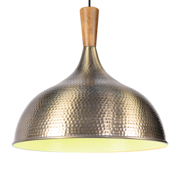 Metal hammer patterned lampshade
