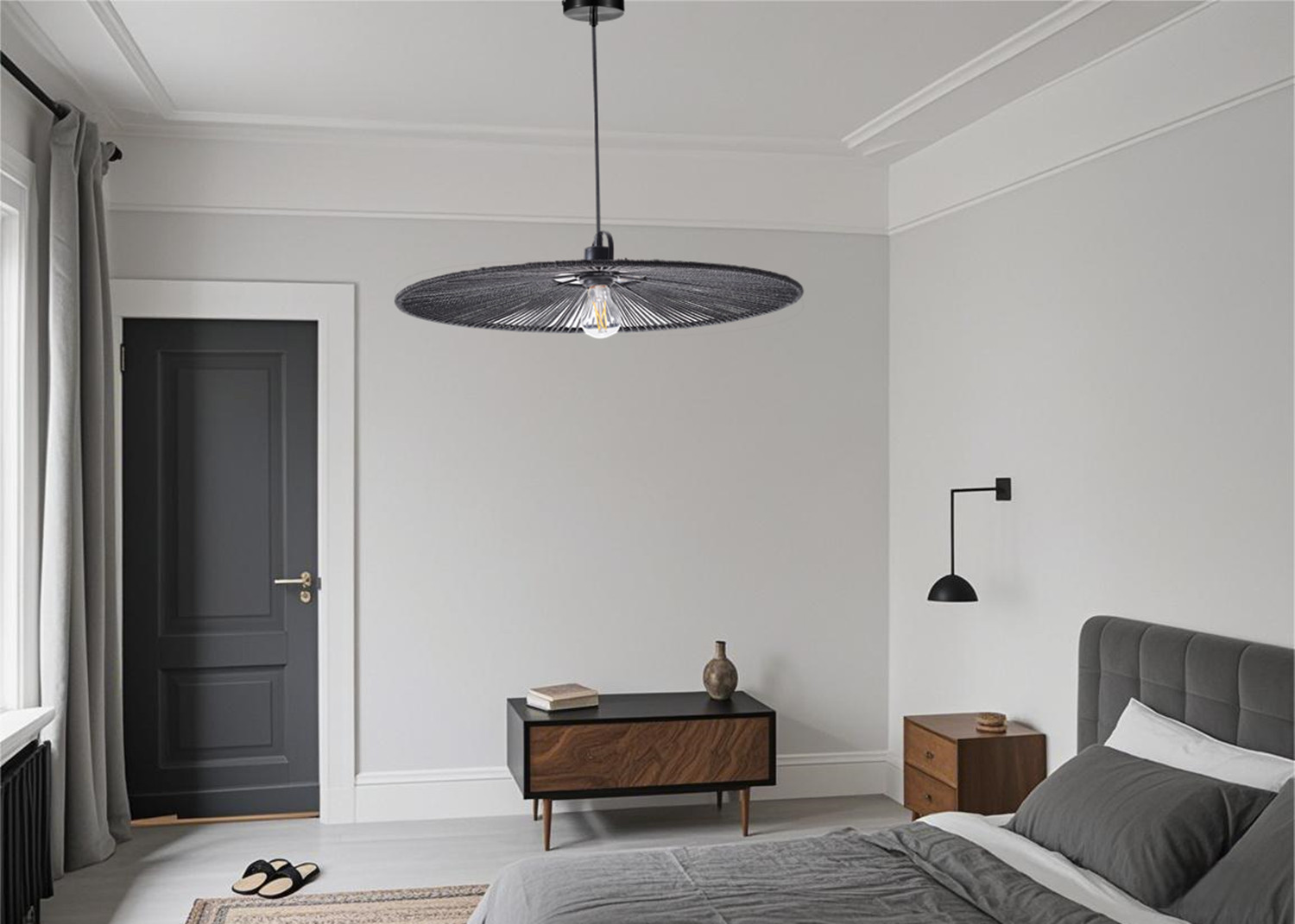 Black Modern Ceiling Light