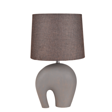 Настольная лямпа з падставай у выглядзе слана