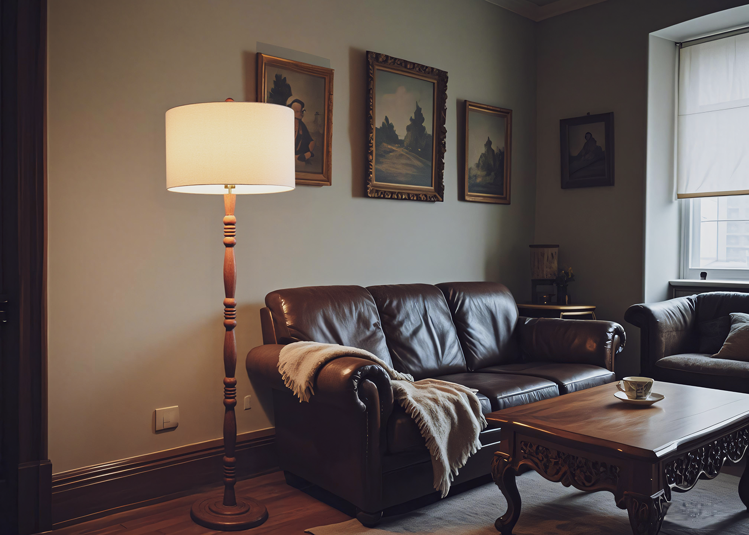 Floor Lamp With Reading Lamp