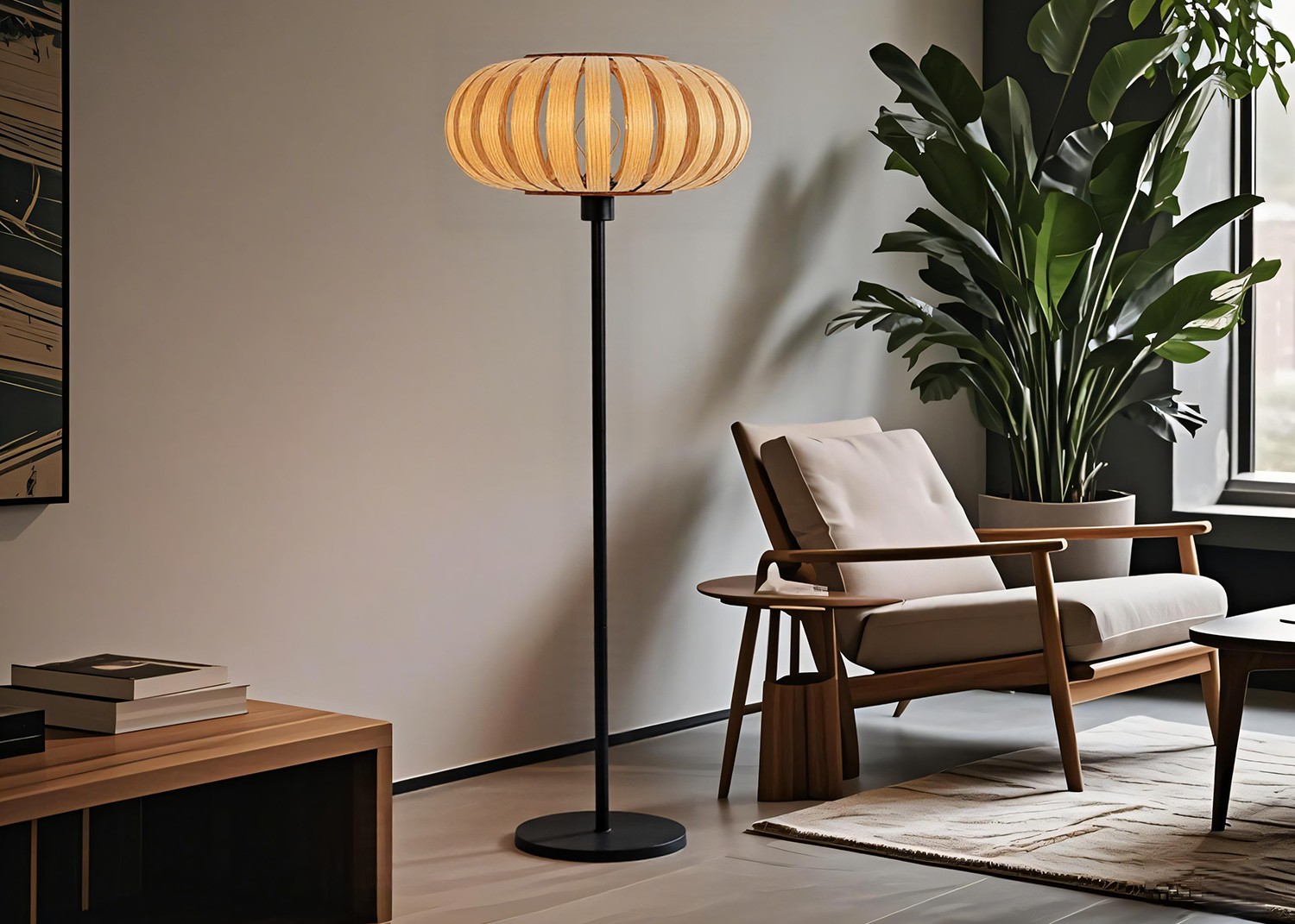 Floor Lamp with Customization Options