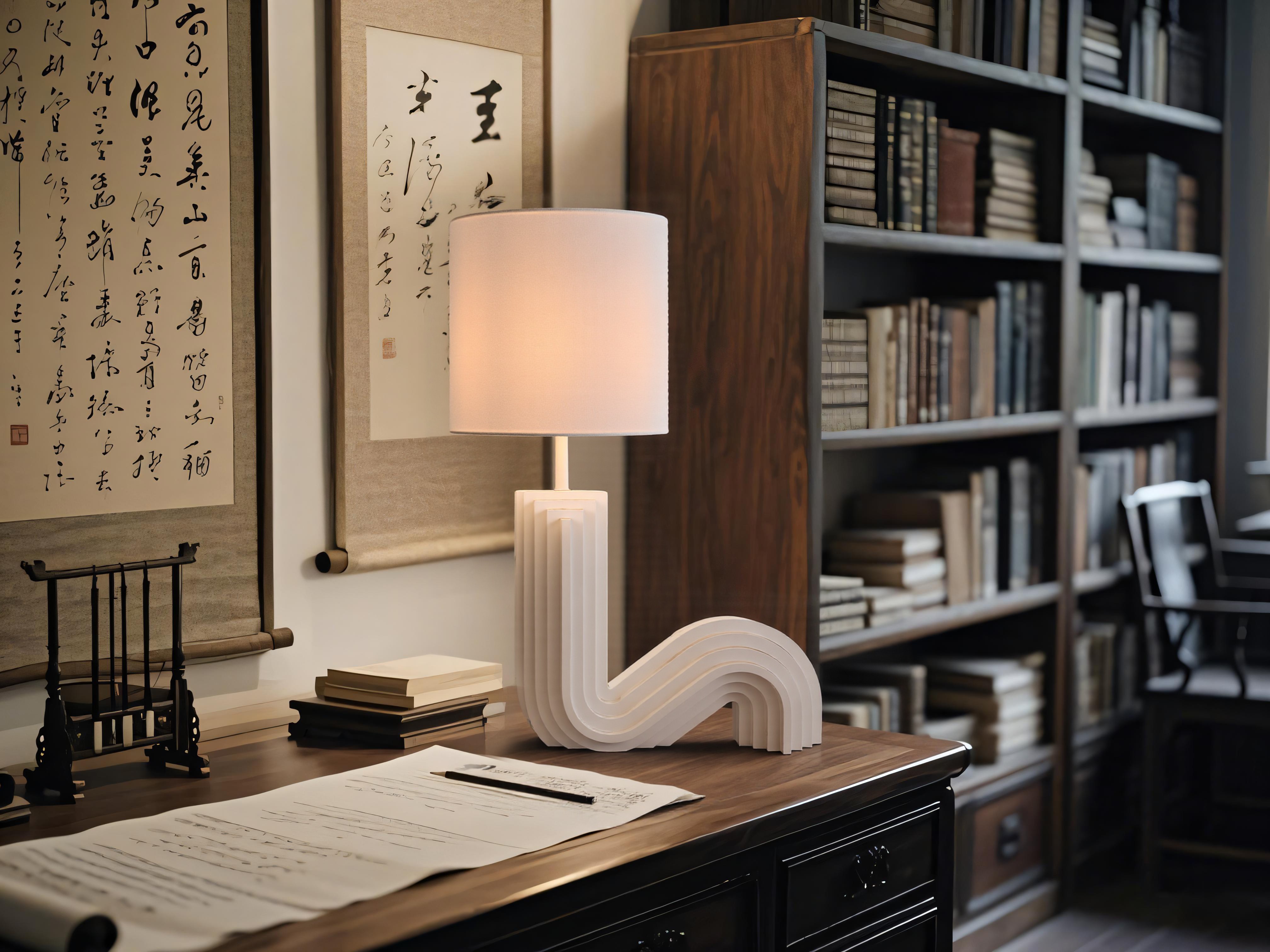 White Table Lamp