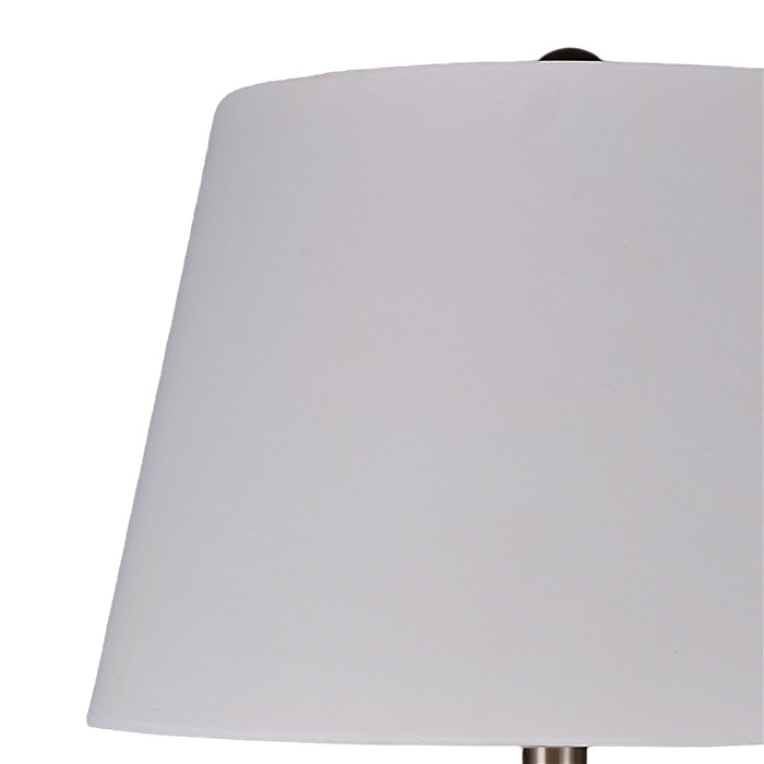 Table Lamp with Black and Metal Base