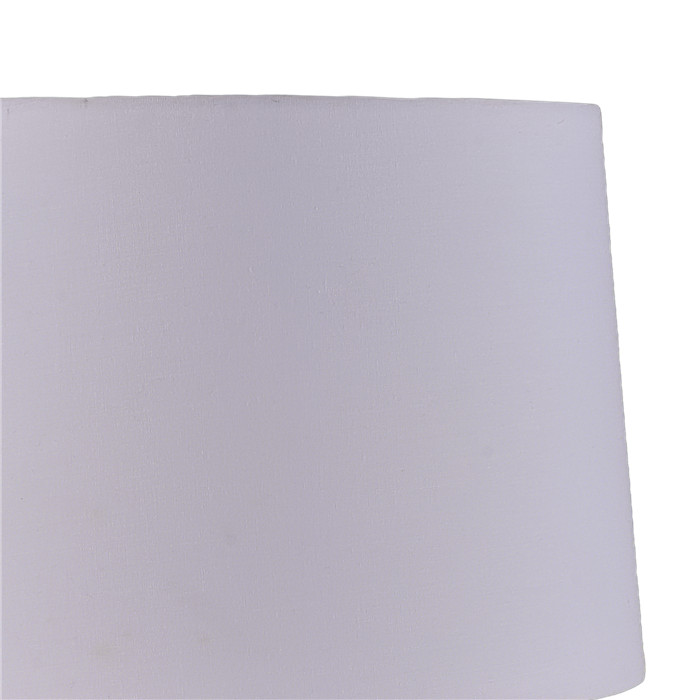 Table Lamp with Paper Rope Base and White Shade
