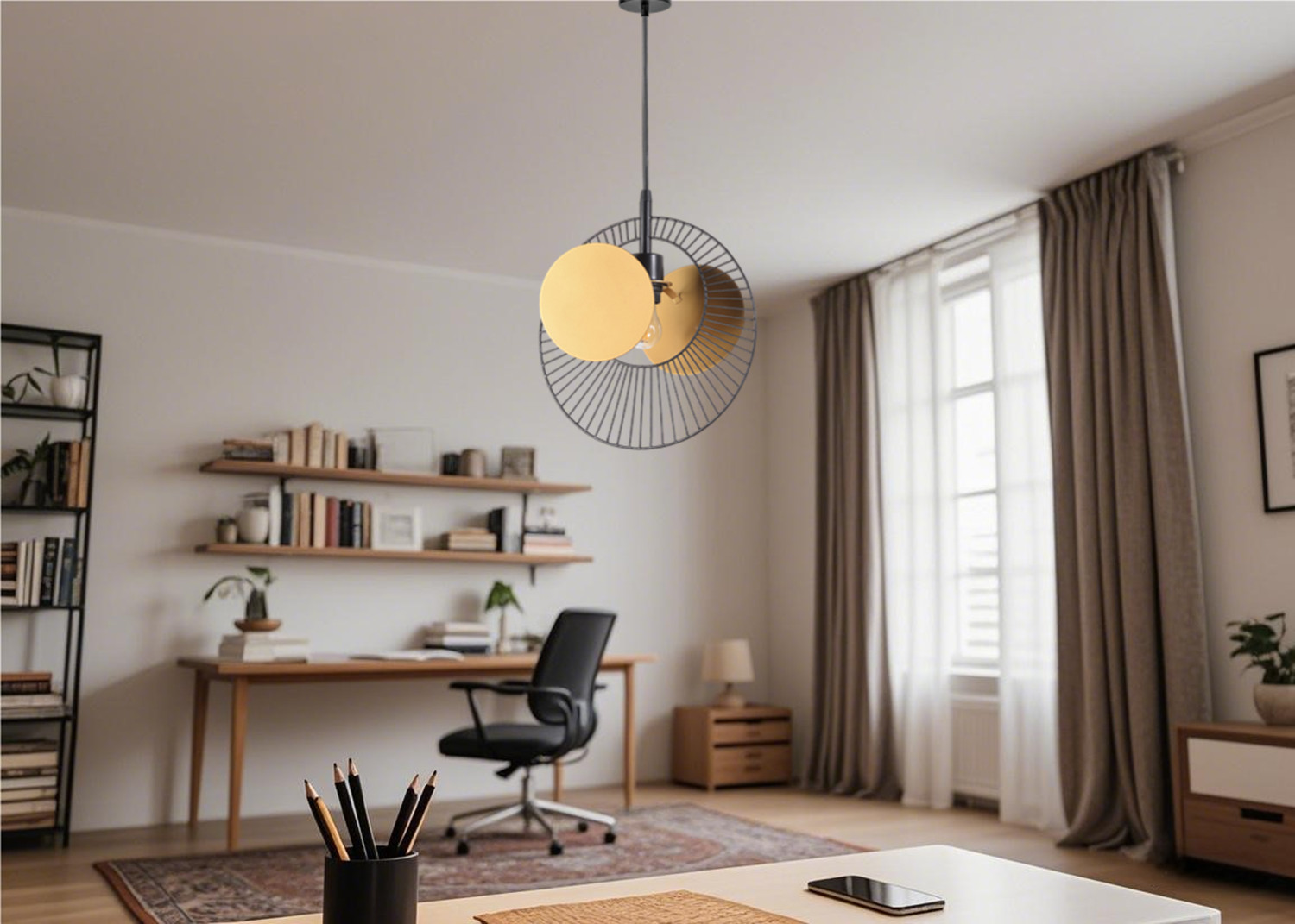 Lamp Hanging From Ceiling