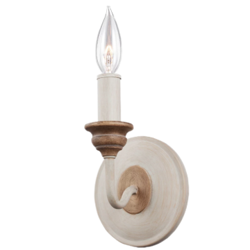 Настолна лампа с керамика и плат