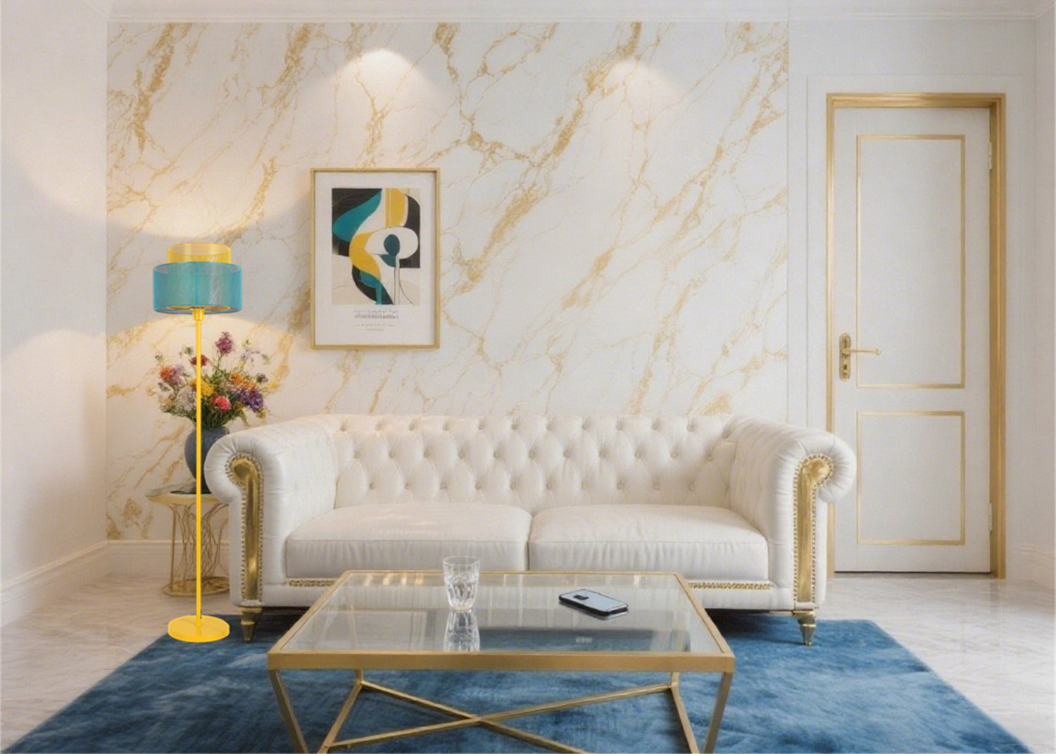 Living Room Sofa Floor Lamp