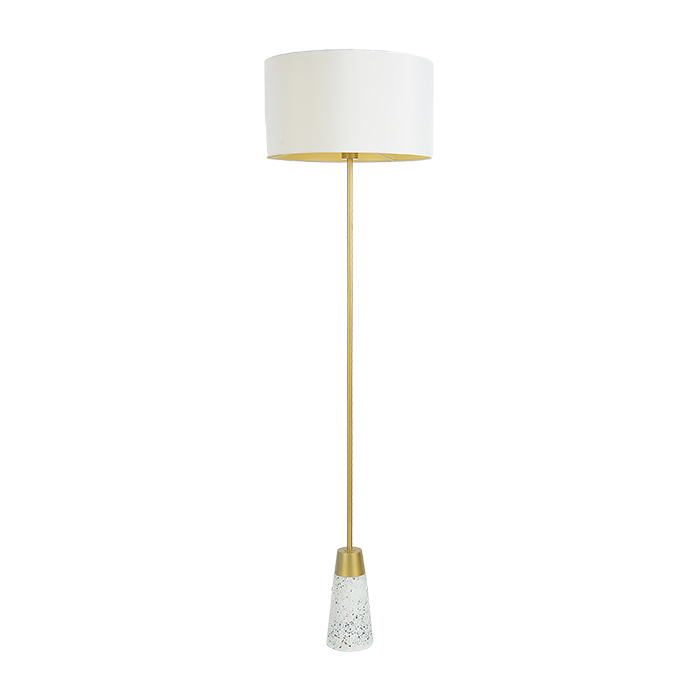 Floor Light with Terrazzo - inspired Base