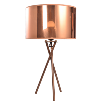 ئۈستەل چىرىغى مىس ئۈچبۇلۇڭ ئاساسى ۋە نۇرلۇق گۈمبەز سايىسى