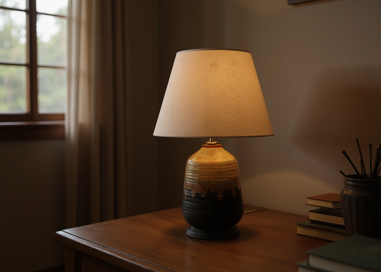 bedside table lamp-bohemian table lamp