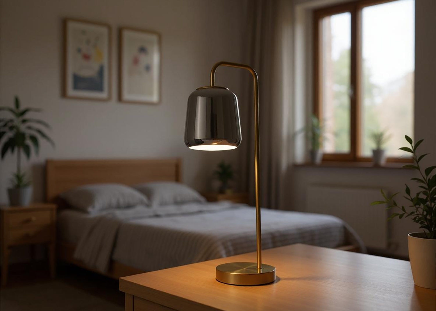 bedside table lamp-directional lighting