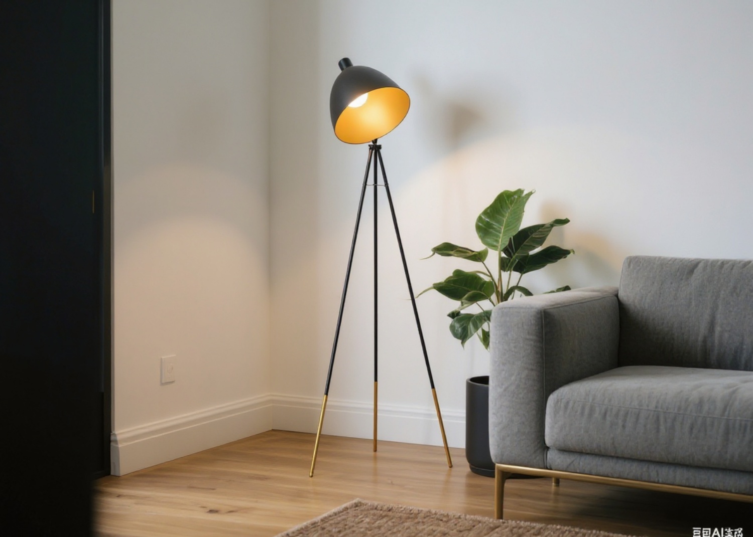 reading nook tripod lamp