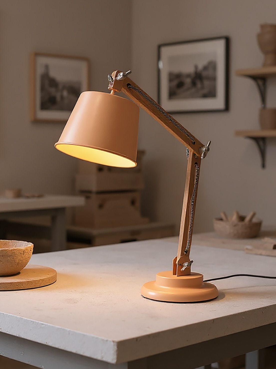 steampunk desk lamp