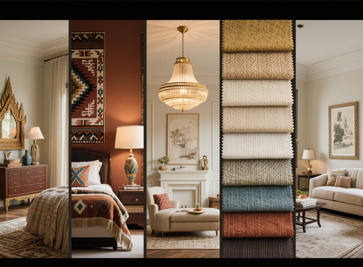 collection de cinq styles