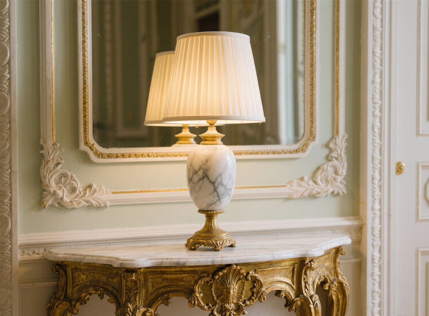 Lampe de table colonne