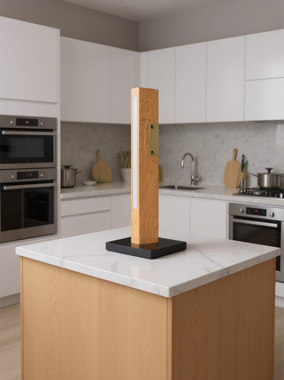desk lamp in the kitchen